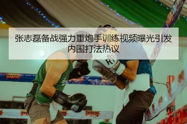张志磊备战强力重炮手训练视频曝光引发内围打法热议